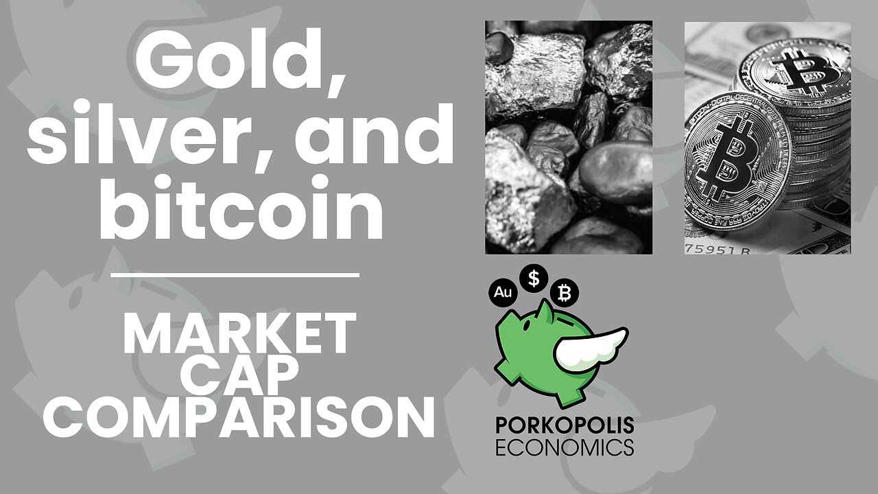 PE19: Gold, silver, and bitcoin by market cap