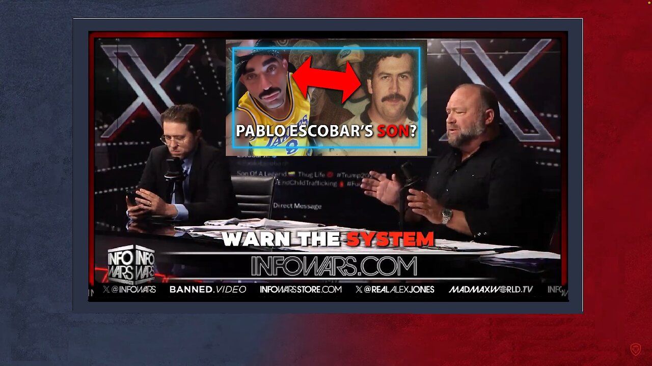 💥Pablo Escobar's Son Has A Message For The New World Order | Alex Jones