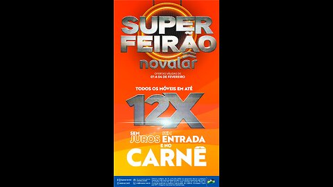 Super Feirão Novalar, todos os moveis em até 12x, confira