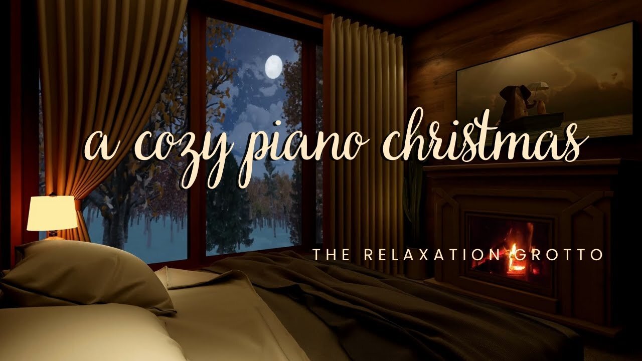 A Cozy Christmas by the Fireplace | The Relaxation Grotto | Christmas Ambience