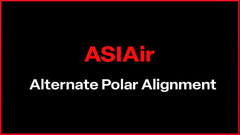 ASIAir - Alternate Polar Alignment