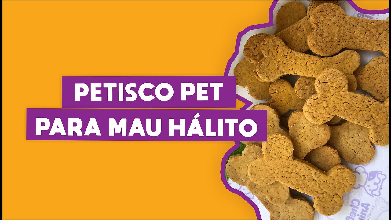 RECEITA PET: Petisco para mau hálito para cães e gatos | Petisco pet | Confeitaria Pet