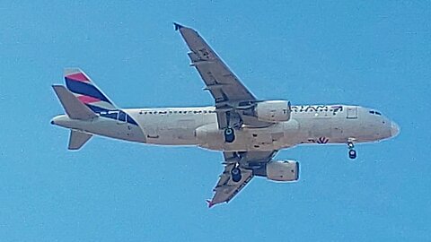 Airbus A320 PR-MYH coming from Guarulhos to Fortaleza