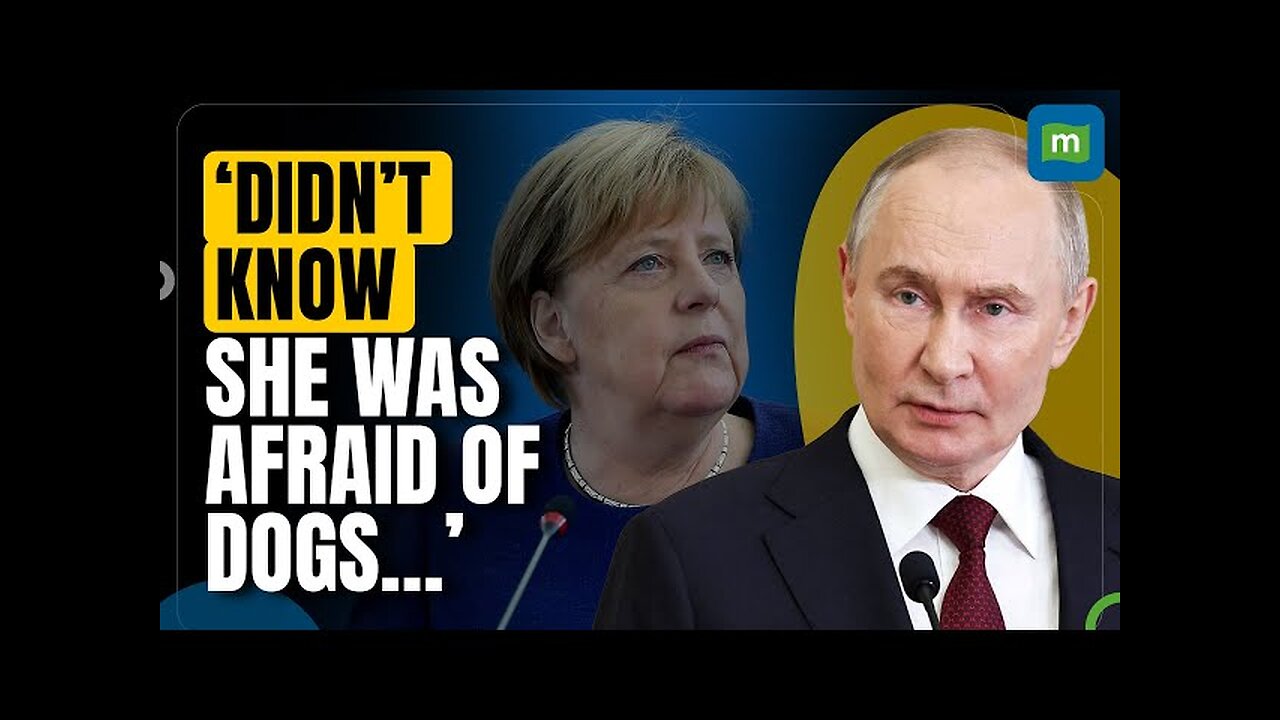 “Didn’t know she was afraid of dogs…”Vladimir Putin apologises to ex-German Chancellor Merkel | N18G