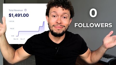 How I Earned $1,491 in 30 Days With Zero Followers!