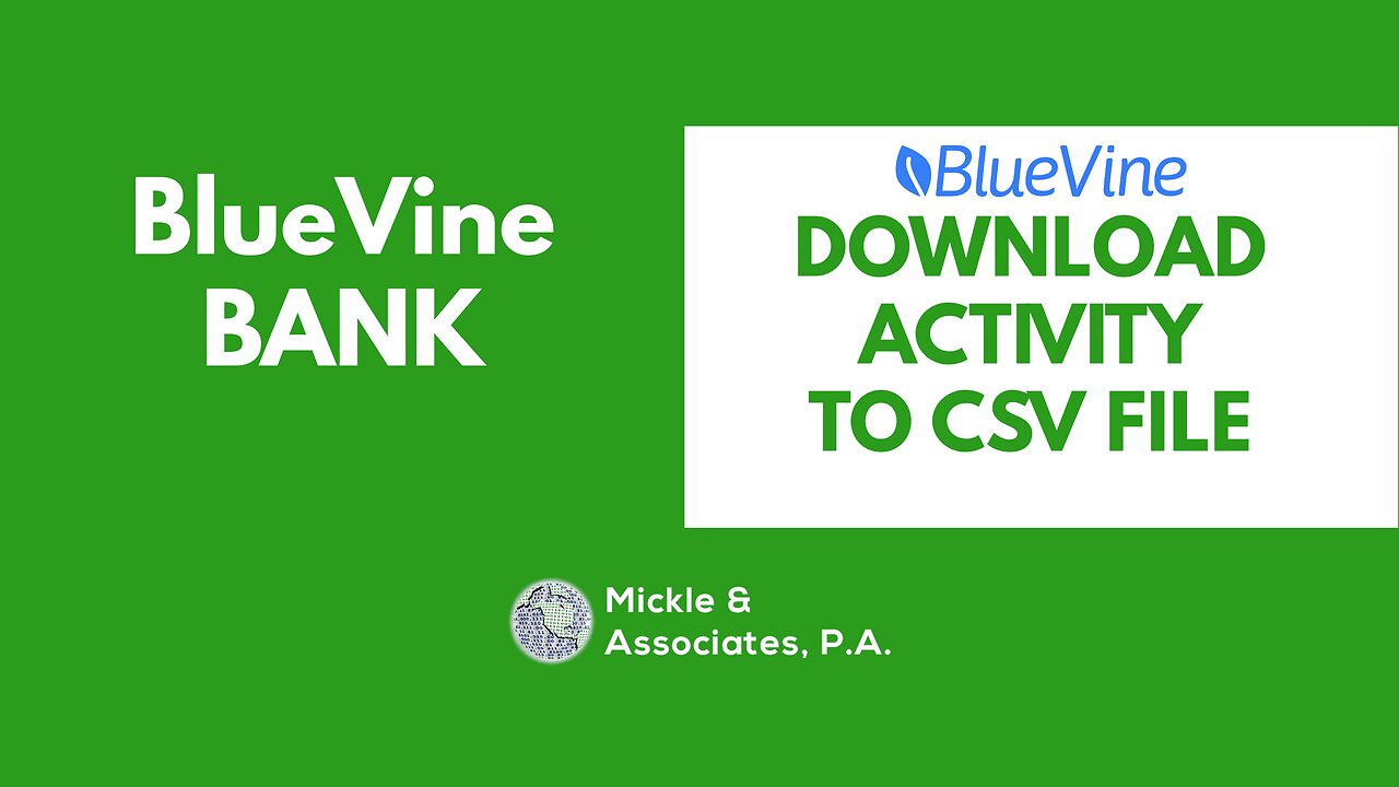 Bookkeeping Tips: How To Download BlueVine Activity to CSV File (2023)