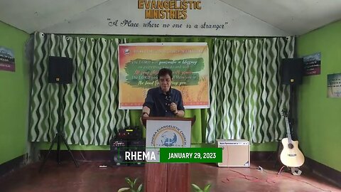 January 29, 2023 PastorB.