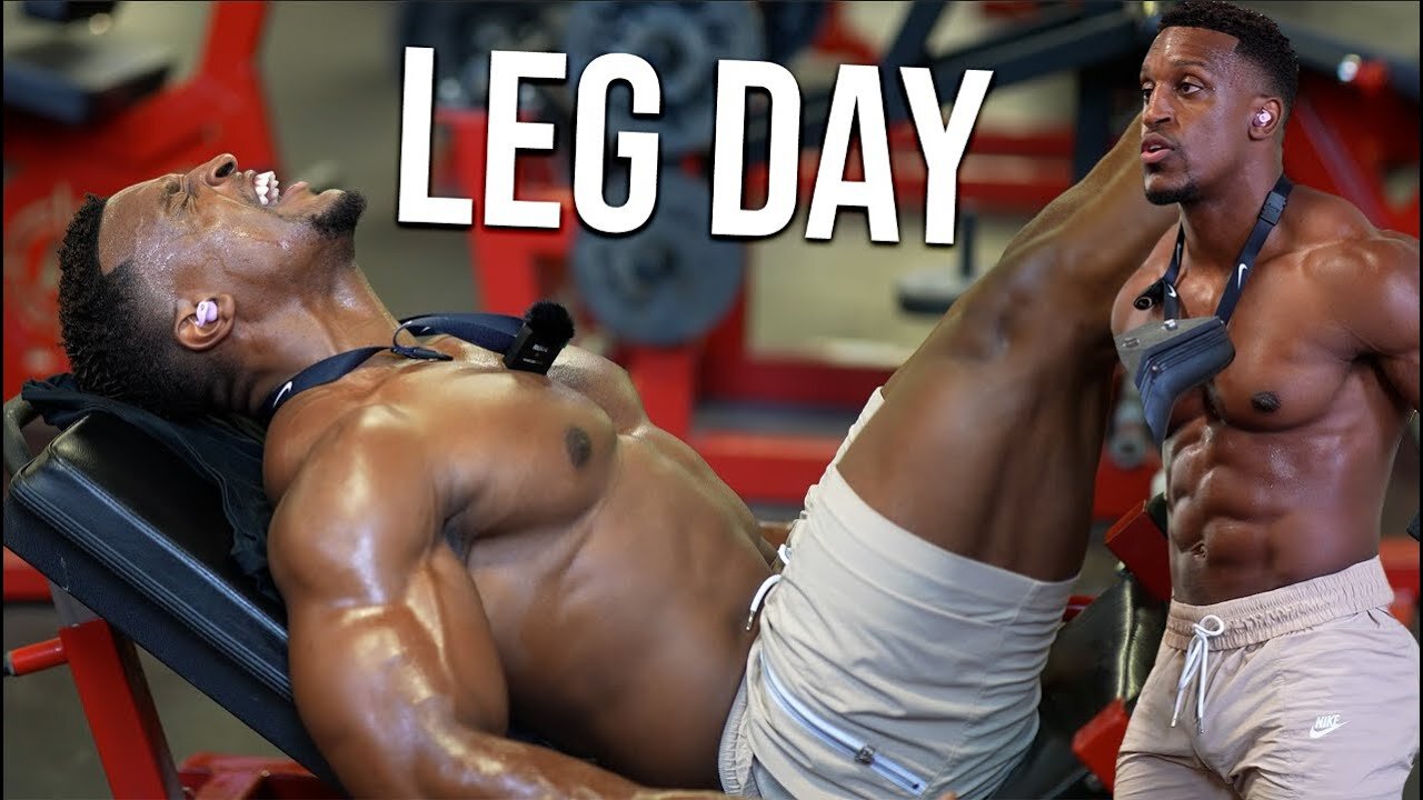 INTENSE LEG DAY WITH ASHTON HALL | Will You Make It Through!? 💪