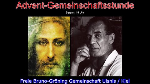 1. Advent-Gemeinschaftsstunde vom 01.12.2024