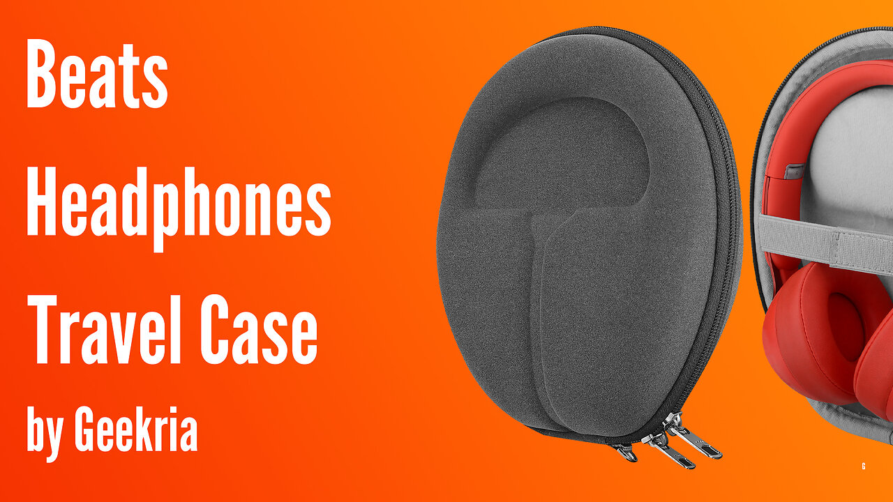 Beats Over-Ear Headphones Travel Case, Hard Shell Headset Carrying Case | Geekria