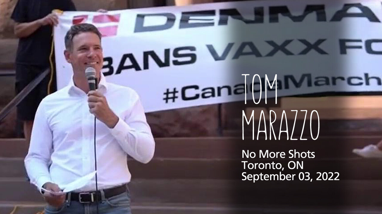 Tom Marazzo | No More Shots Event - Toronto, Sept. 3, 2022