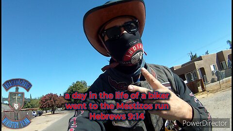 a day in the life of a biker went to the Mestizos run Hebrews 9:14