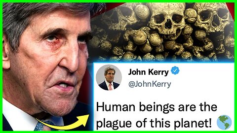 John Kerry Calls for Depopulation of Billions To Fight 'Climate Change'