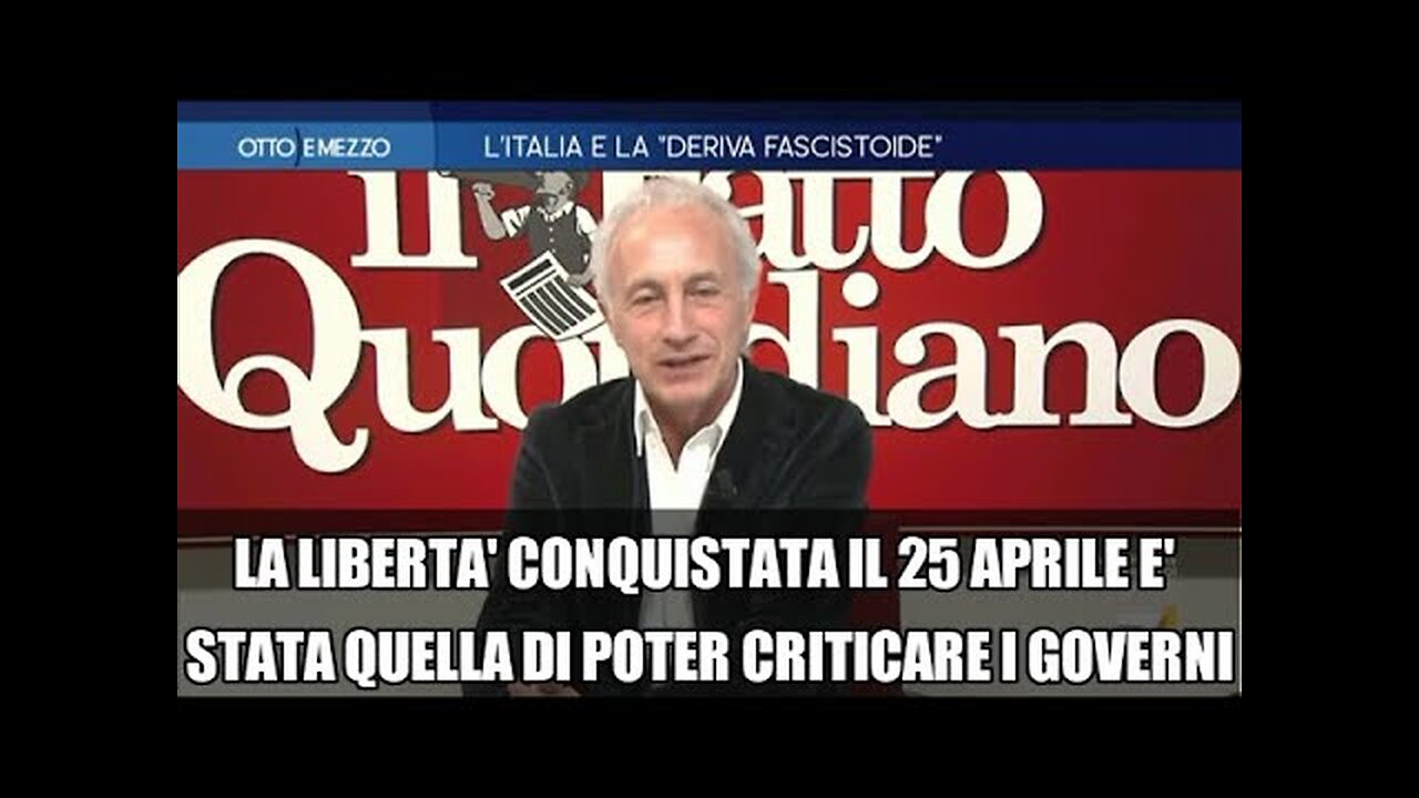 Caso Scurati,Travaglio in tv:Deriva fascistoide?Dura da almeno 25 anni...MERDALIA💩sta perdendo punti come democrazia e i politici e la stampa la loro credibilità...MERDALIA💩UN PAESE DI MERDA DI POLITICI CORROTTI E UN POPOLO D'IDIOTI