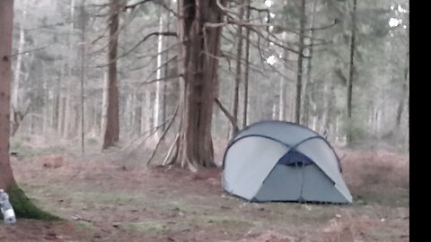 Vlog in the tent . WILDCAMPING .19th Jan 2023