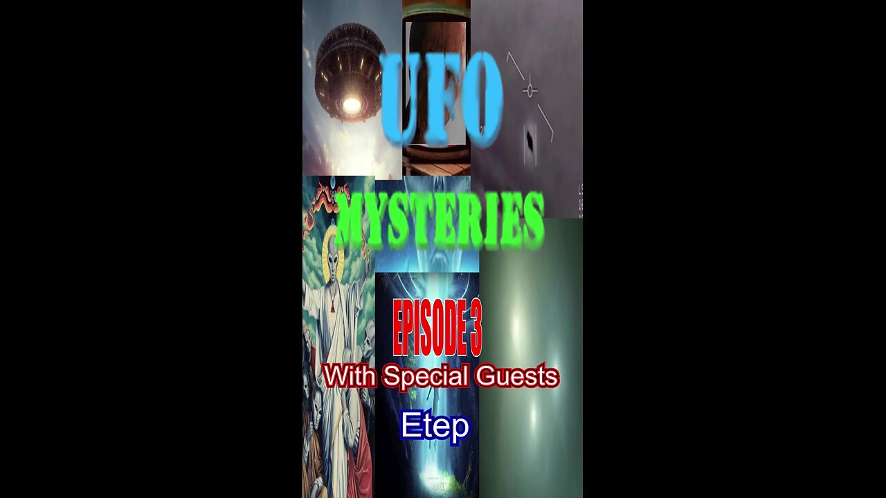 UFO Mysteries Episode 3 - LIVE - With Special Guests