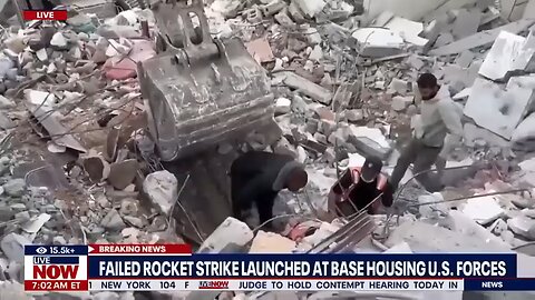 Israel-Hamas war: Failed rocket attack on US army base Live NOW from FOX