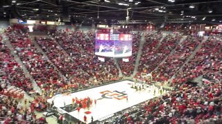 crowd hype after timeout