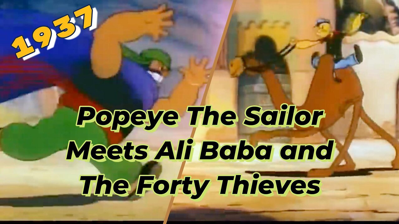 Popeye The Sailor Meets Ali Baba And The Forty Thieves (1937) | Animated Short