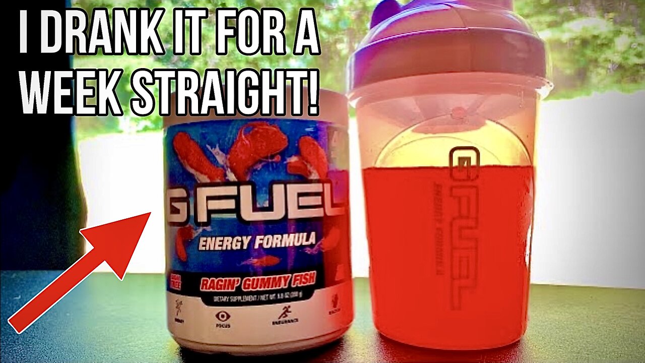 I Drank G Fuel’s Gummy Fish Flavor For a WEEK