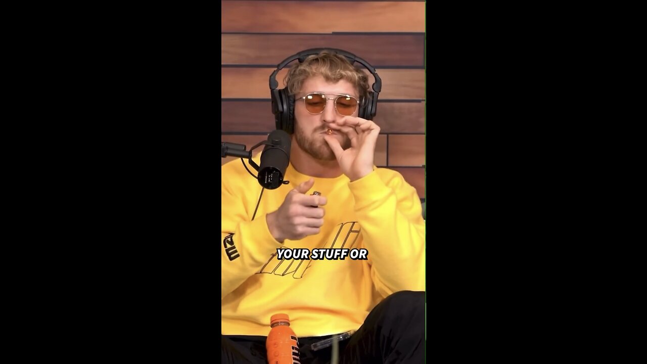 Logan Paul smokes weed live with wiz khalifa # shorts