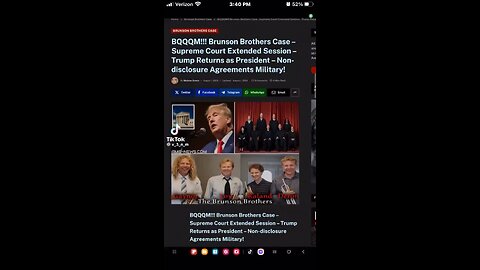 A MUST WATCH: BRUNSON BROTHERS CASE UNDER MILITARY NDA ‼️
