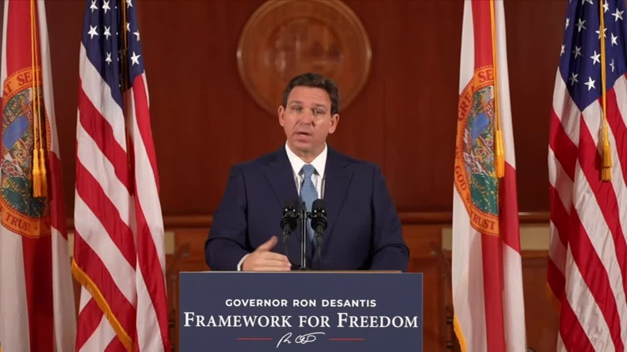 Florida Gov. Ron DeSantis talks education budget