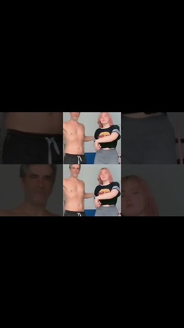 Zinha e Neo performan uma dancinha