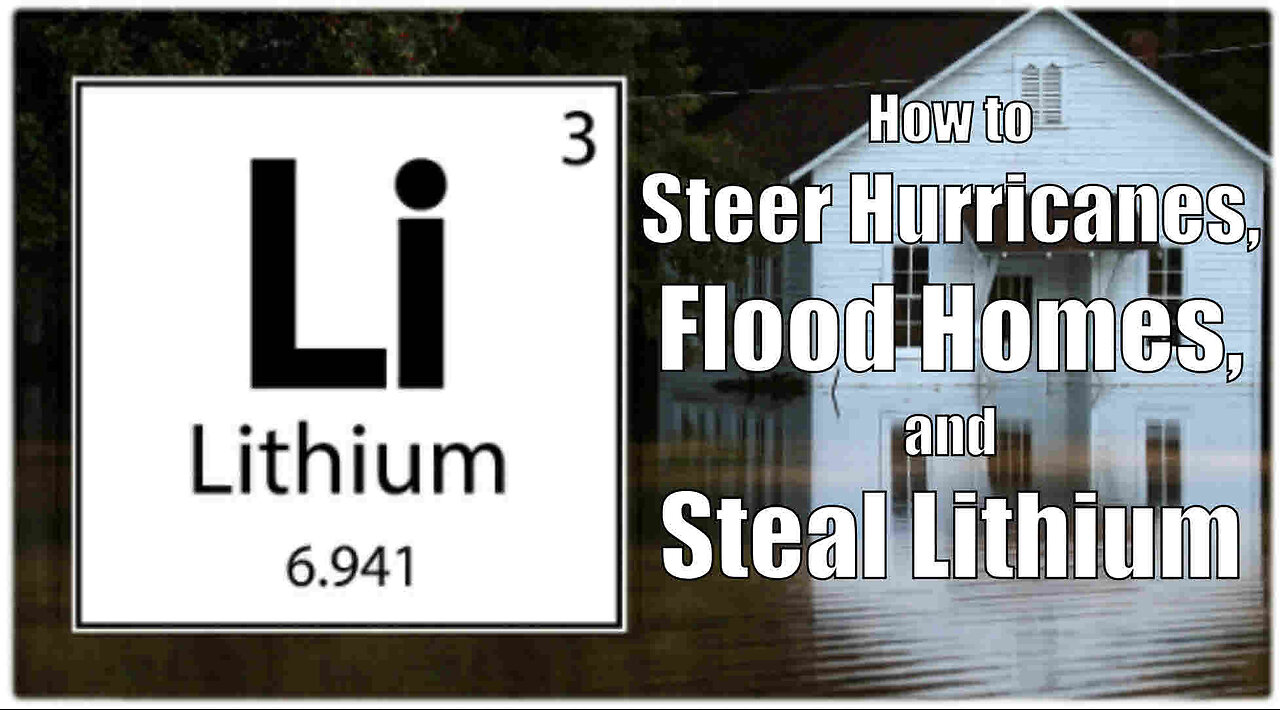 Greg Reese - How to Steer Hurricanes, Flood Homes, and Steal Lithium