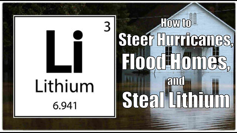 Greg Reese - How to Steer Hurricanes, Flood Homes, and Steal Lithium