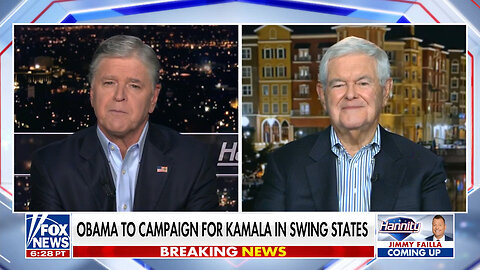 Newt Gingrich: Kamala Harris, Biden Administration Are 'Totally AWOL' Over Helene Response