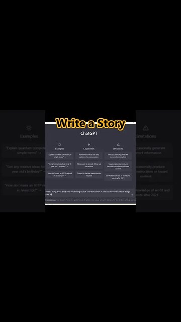 I Wrote One Sentence To ChatGPT and It Wrote A Story