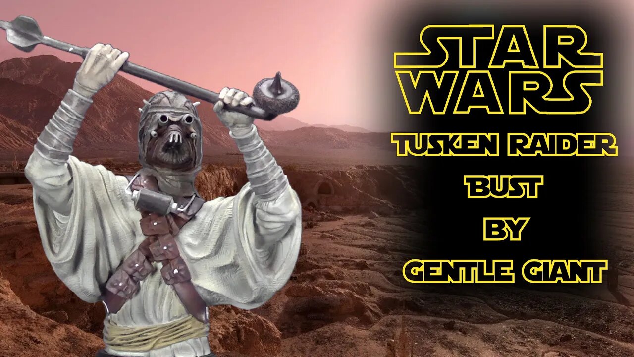 Star Wars Tusken Raider bust by Gentle Giant