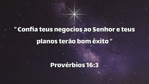 Reflexão Bíblica sobre Provérbios 16:3