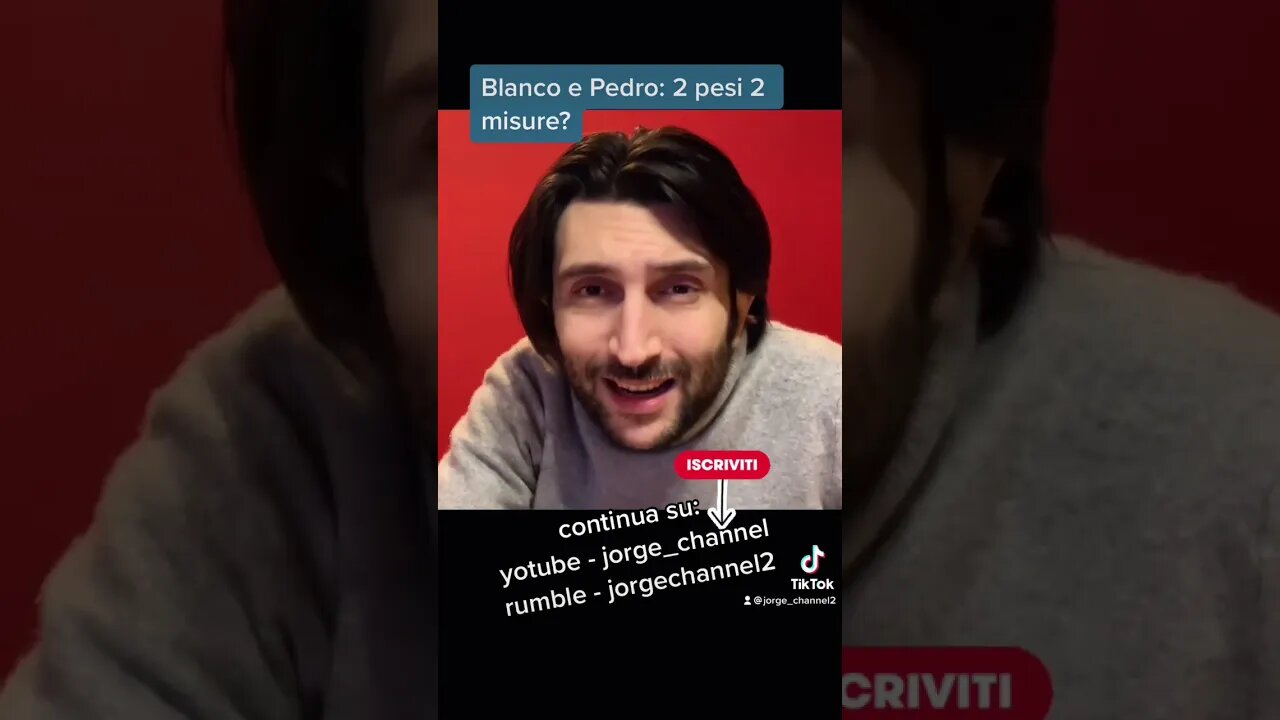 Blanco e Pedro, 2 pesi e 2 misure?