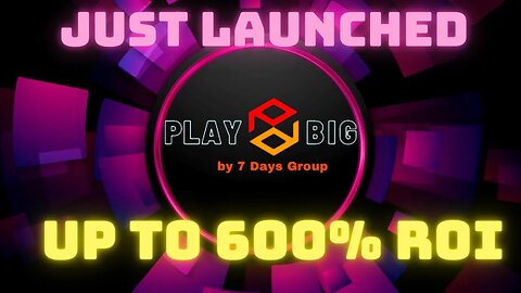 PlayBig New Hourly Project | Up To 600% ROI 😜 😜😜