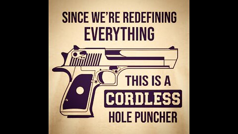 SINCE WE ARE REDEFINING EVERYTHING - THIS IS A CORDLESS HOLE PUNCHER