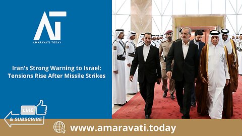 Iran's Strong Warning to Israel Tensions Rise After Missile Strikes | Amaravati Today