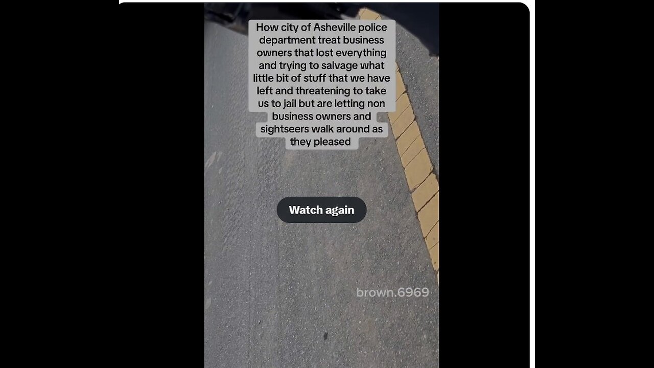 VIDEO PROOF, Police In Asheville, North Carolina Threateng Hurricane Helene Victims ...