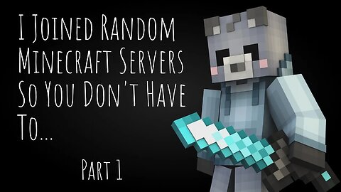 I Joined Random Minecraft Servers So You Don't Have To... Part 1 #minecraft