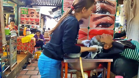 Cambodia beauty parlors and young hot girls.