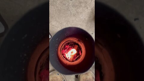 Smokeless fire can homemade. 0 effort