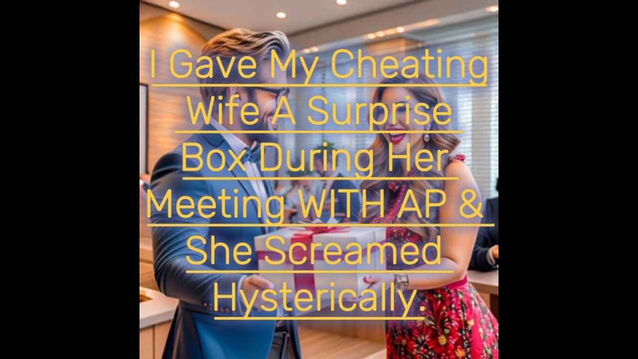 I Gave My Cheating Wife A Surprise Box During Her Meeting W_ AP & She Screamed In Hysterics