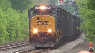 CSX B158 and B157 Coke Express Trains from Sterling, Ohio June 6, 2024 Part 2