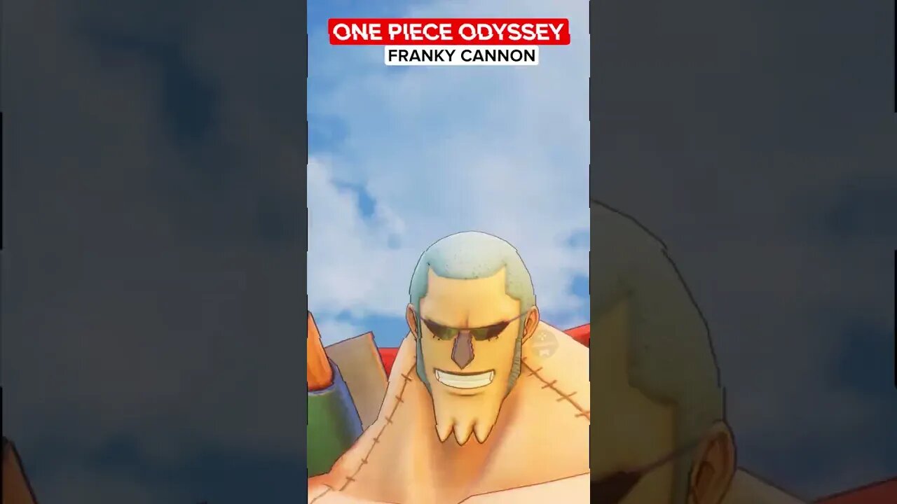 ONE PIECE ODYSSEY - FRANKY CANNON [4K 60FPS] #shorts