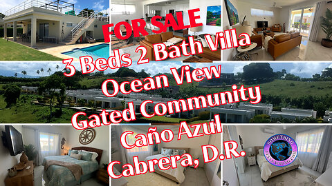 For Sale in Caño Azul Gated Community - 3 Bedrooms 2 Baths Villa with Pool & Ocean View