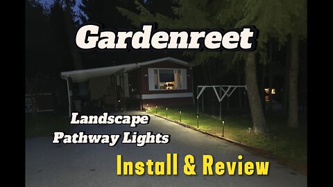 Solid Brass, Low Voltage, Landscape Light - Installation & REVIEW