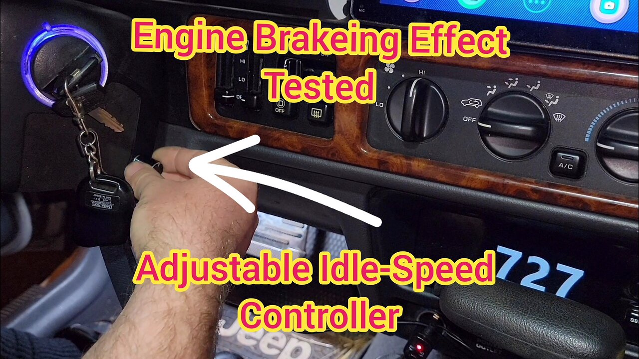 Jeep ZJ Benifits Of Engine Braking Tested Via DIY Fully Adjustable IAC Valve