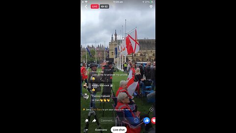 01/06/2024 Tommy Robinson by Parliament today : London