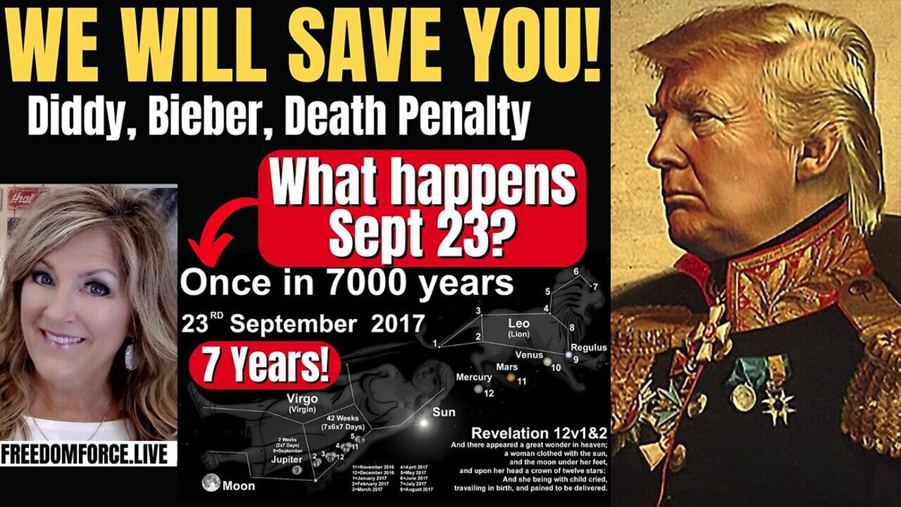 Melissa Redpill HUGE Intel Sep 23: "Trump White Hats Save Us! Diddy, Death Penalty"